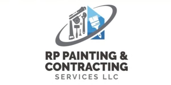 Logo of RP Painting & Contracting Services LLC with painting and construction tools.