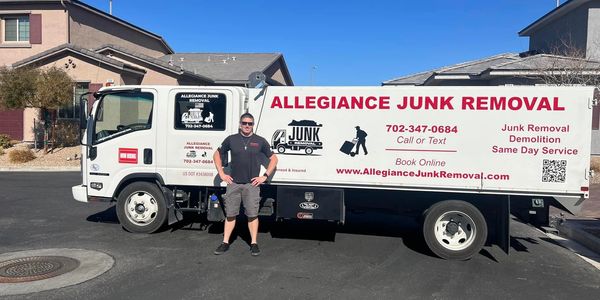 Allegiance Junk Removal ready to pickup junk in Las Vegas. 