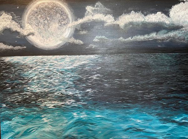 Acrylic painting on canvas. Already reserved