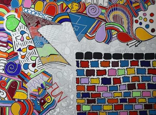 Acrylic painting on canvas