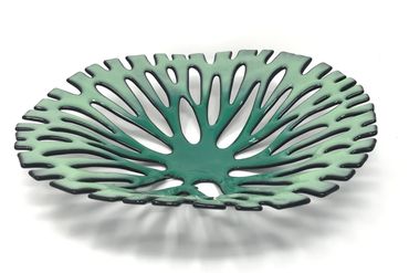 Inspired by sea coral, fine art glass sculpture