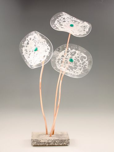 Fused glass Kiln formed glass
Glass artist Fine glass art
Fused glass flowers
