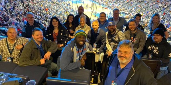 MY Consulting Group software consulting experts enjoying an OKC Thunder basketball game!
