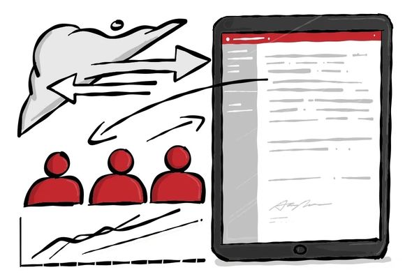 An illustration showing MY Consulting Group's passion and expertise in digital transformation.