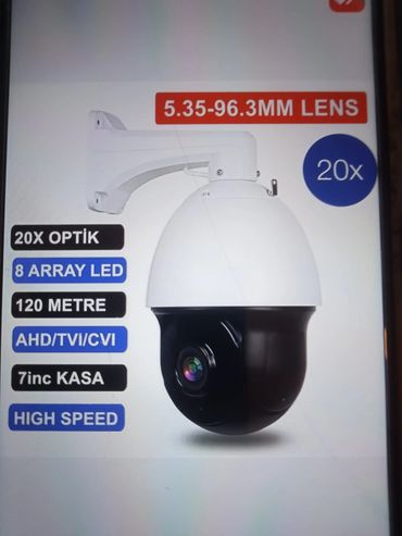 AHD SPEED DOME
120MT MESAFE GÖRÜŞ
8 ARRAY LED
AHD TV CV
HIZLI SPEED DOME KAMERA
OPAX 8610
