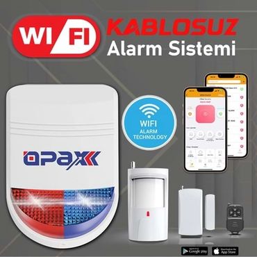 KABLOSUZ WİFİLİ ALARM SİSTEMLERİ
CEPTEN AÇMA KAPAMALI ALARM SİSTEMLERİ OPAX ALARM BGR 12