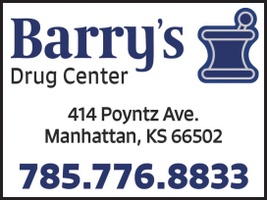 Barry's Drug Center
414 Poyntz Avenue
Manhattan, KS 66502