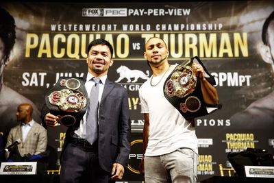 WBA Regular Champion, Senator Pacquiao vs WBA Super Champion , Keith "One Time" Thurman Presser!