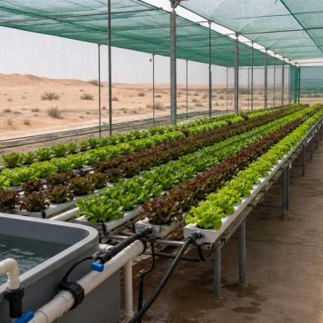Greenhouse cooling and shade inspection before summer planting