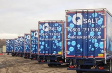 QSalt distribution truck livery.