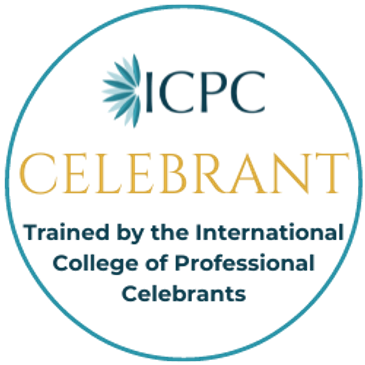 Logo of ICPC Celebrant, trained by the International College of Professional Celebrants.