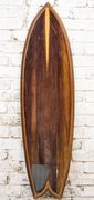 wooden surfboard fish custom