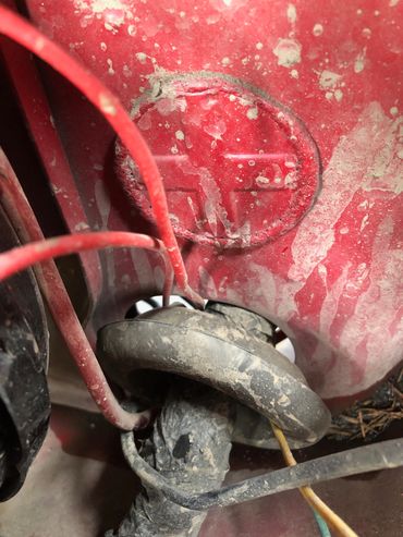 Wire Loom leak due to faulty wire installation.