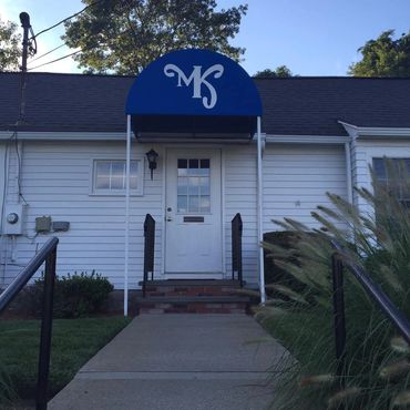 Awning for Auburn insurance agency.