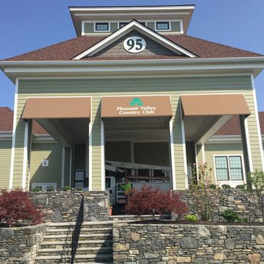 Awnings for Sutton golf course.