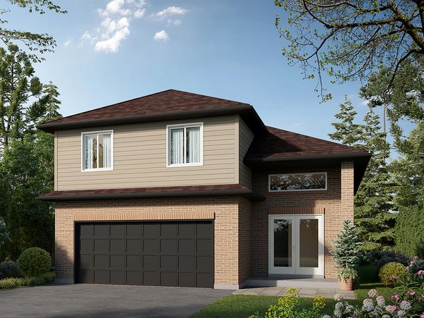 Coco Homes rendering of the Raised Ranch with Bonus Room model