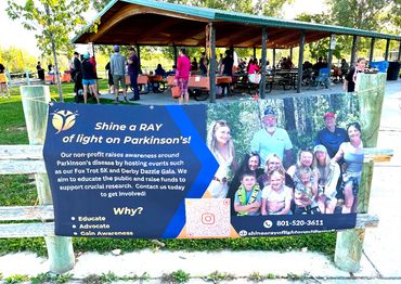 4x9 Shine a RAY of Light on Parkinson’s SRLP poster at Wheeler Historic Farm