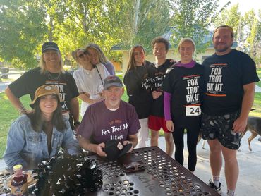 2024 Fox Trot 5K family supporting our endeavors and mission