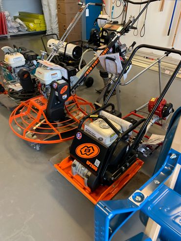 Concrete power tools on the store floor