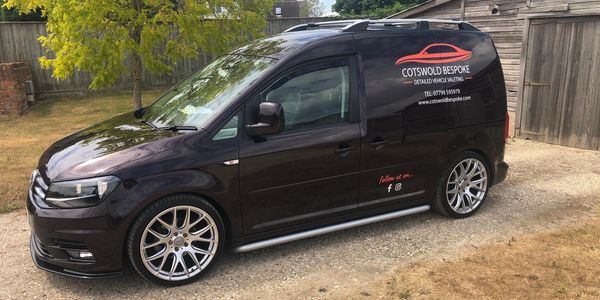 our VW Caddy van for mobile valeting in Gloucestershire, Worcestershire, Herefordshire, Warwickshire