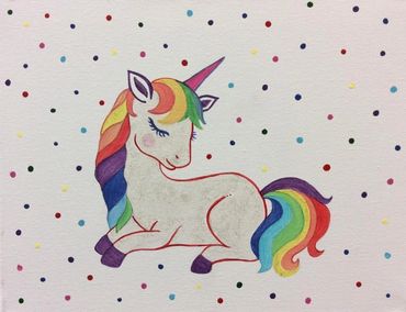 Sitting Unicorn