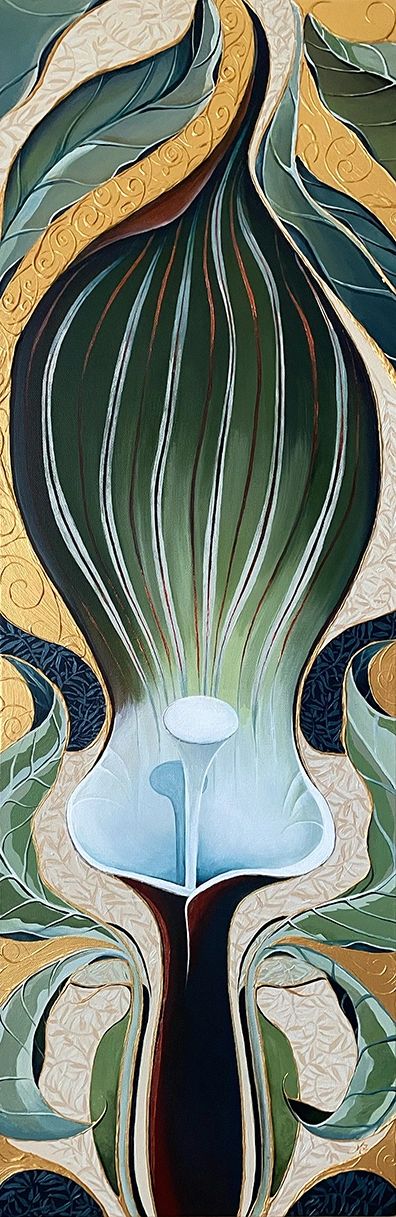 Modern Botanical Art, Cobra Lily
