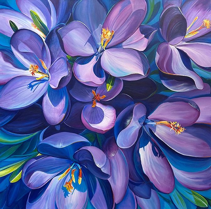 Modern Botanical Art, Crocus