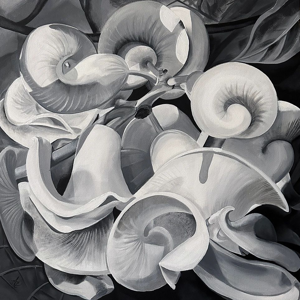 Modern Botanical Art, Snail Vine