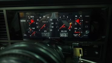 1981 Delorean with 200mph speedometer and 10k tachometer. Built for the Worlds Fastest Delorean