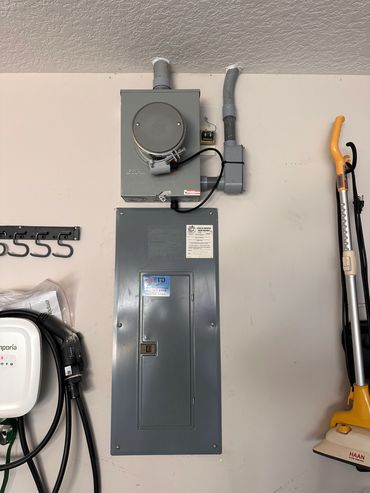 3 wall mounted Enphase Solar Batteries
