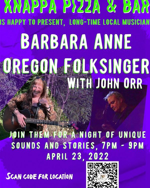 Barbara Anne Oregon Folksinger Posters
Folk Singer Songwriter Astoria Oregon Oregon Coast Live Music