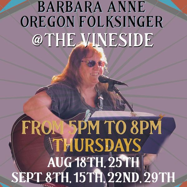 Barbara Anne Oregon Folksinger Posters
Folk Singer Songwriter Astoria Oregon Oregon Coast Live Music