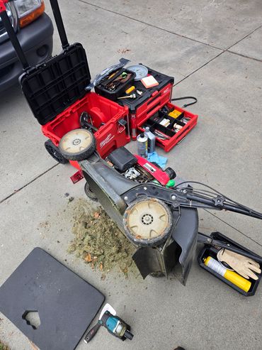 Don't worry we clean up after ourselves!