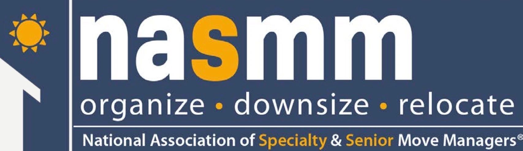 Logo for NASMM – National Association of Specialty & Senior Move Managers.
