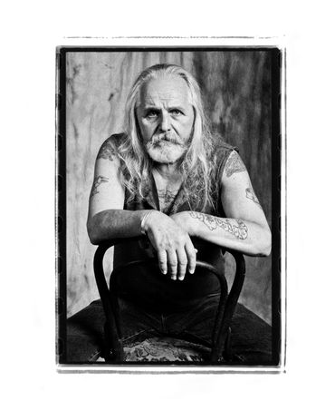 Atlanta photographer, portrait, Conyers, Matthew Jankowski, artist, black and white, long hair, bear