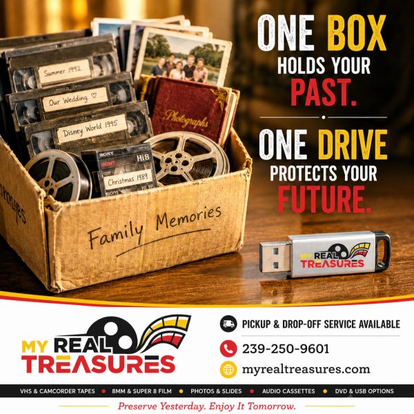 My Real Treasures Digital Media Transfers.