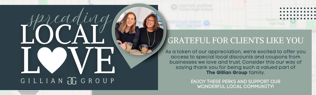 Spreading local love with special discounts from The Gillian Group.