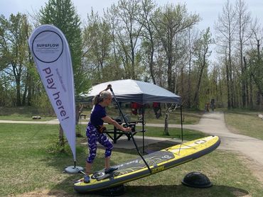 Paddle board rental SUP Yoga classes Calgary events outdoor activities paddleboard