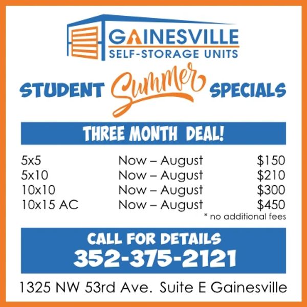 List of our summer specials