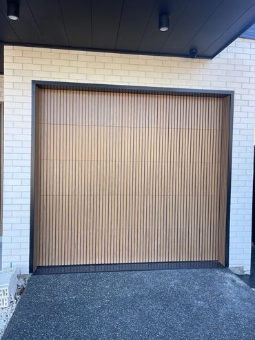 Biowood garage door