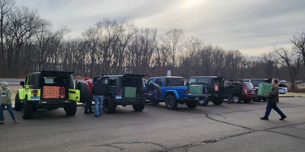 Loading up for the deliveries