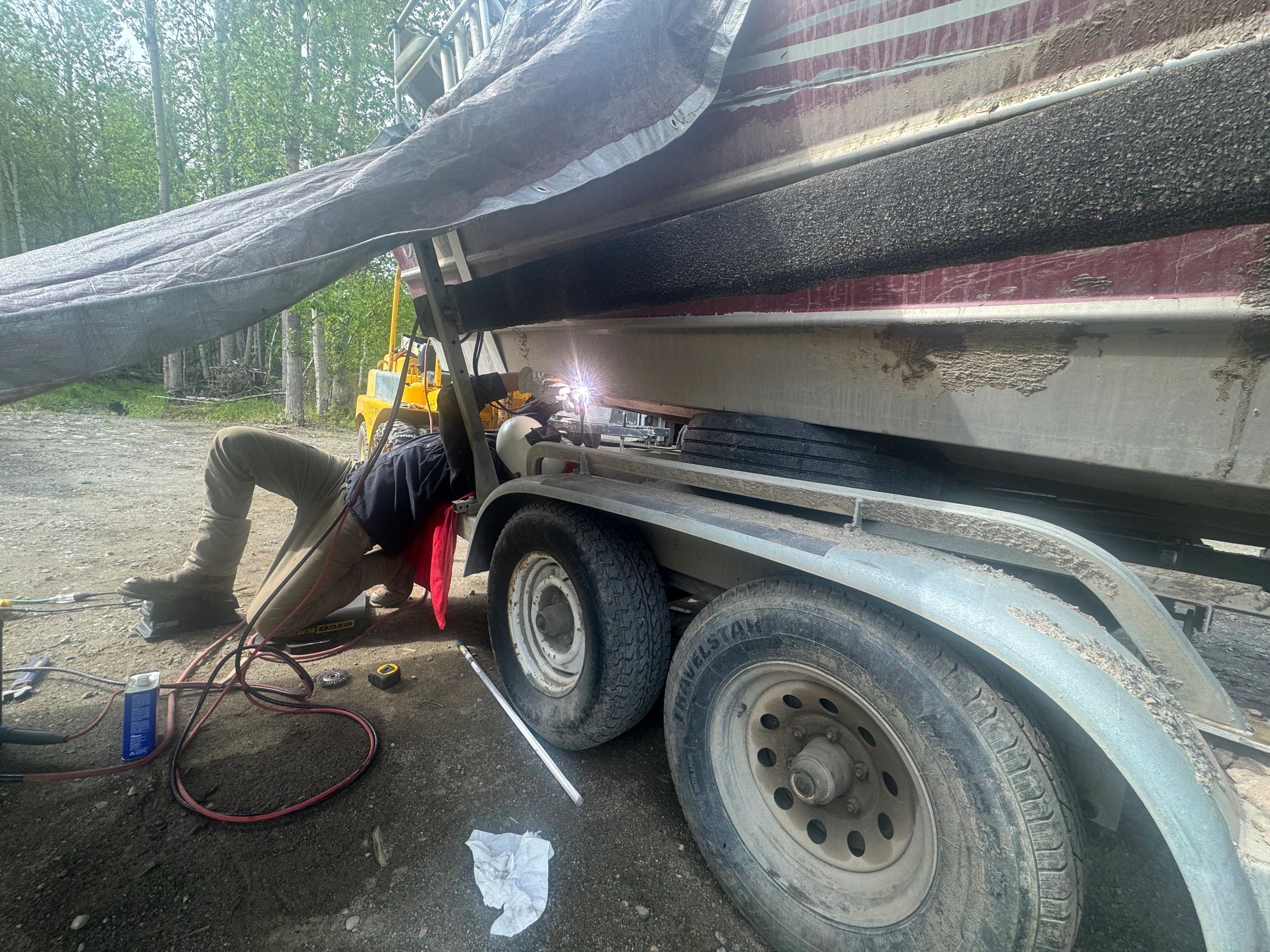 aluminum boat repair