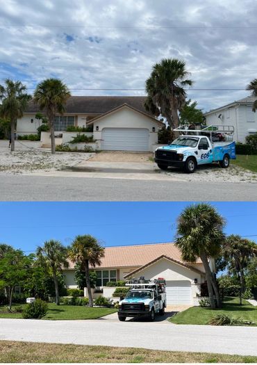 ECS is an approved Citra-Shield applicator and exclusively uses Citra-Shield outdoor cleaner to clea