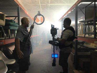 Behind the scenes shot