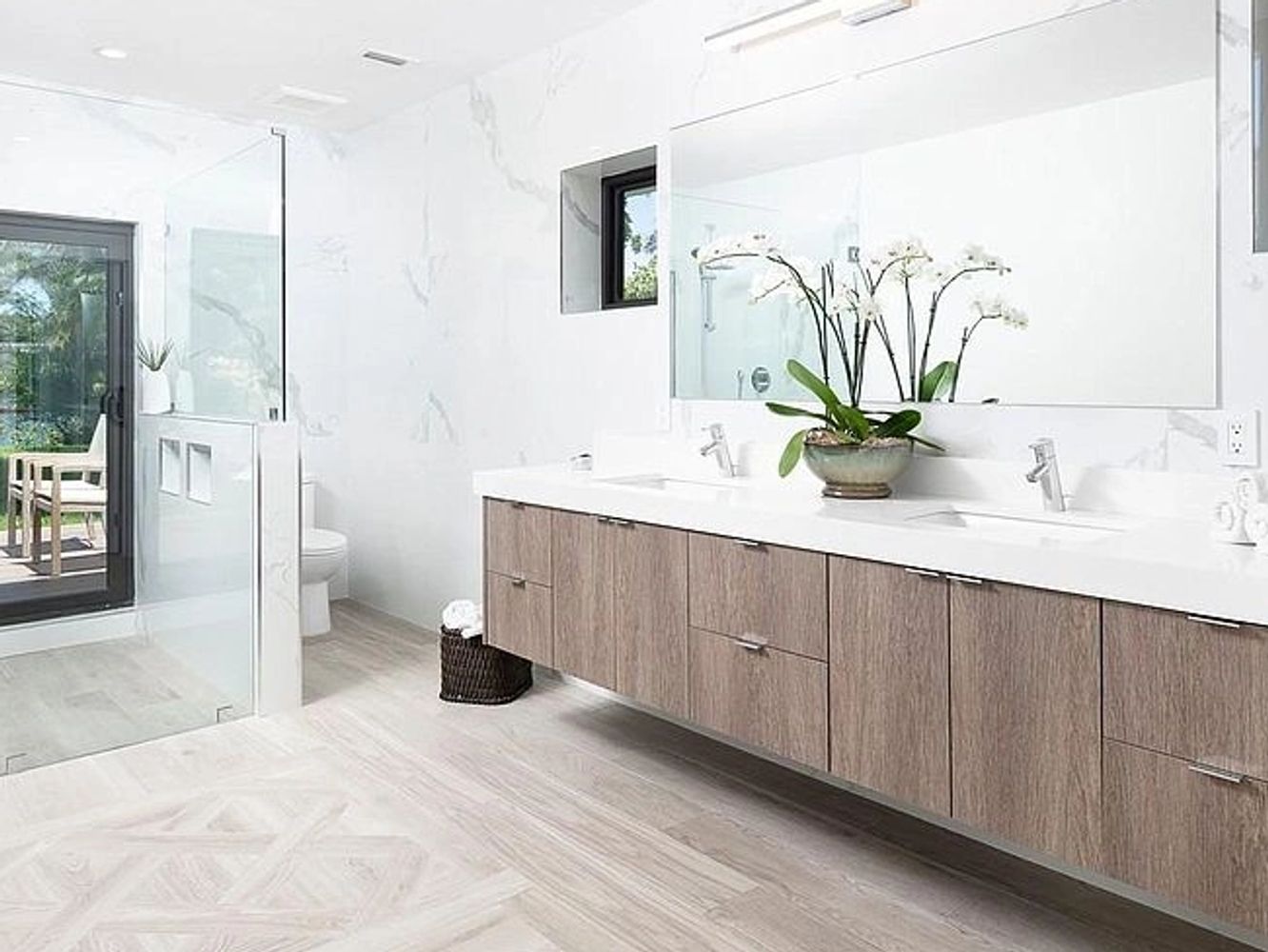 Full bath renovation.