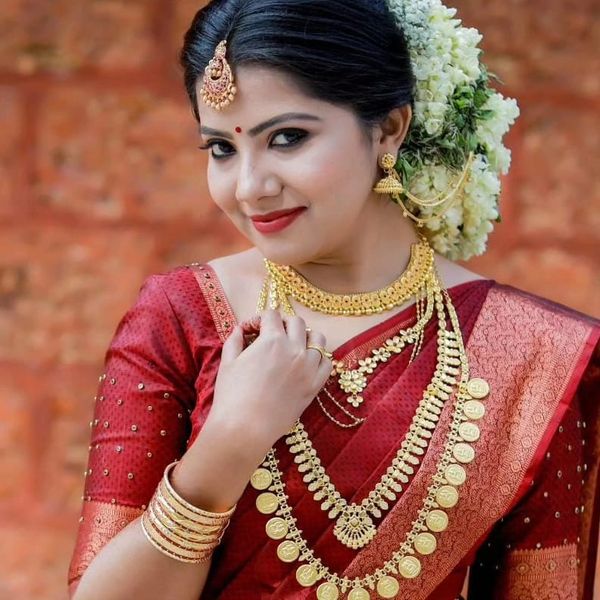 Hindu Bridal makeup Kottayam