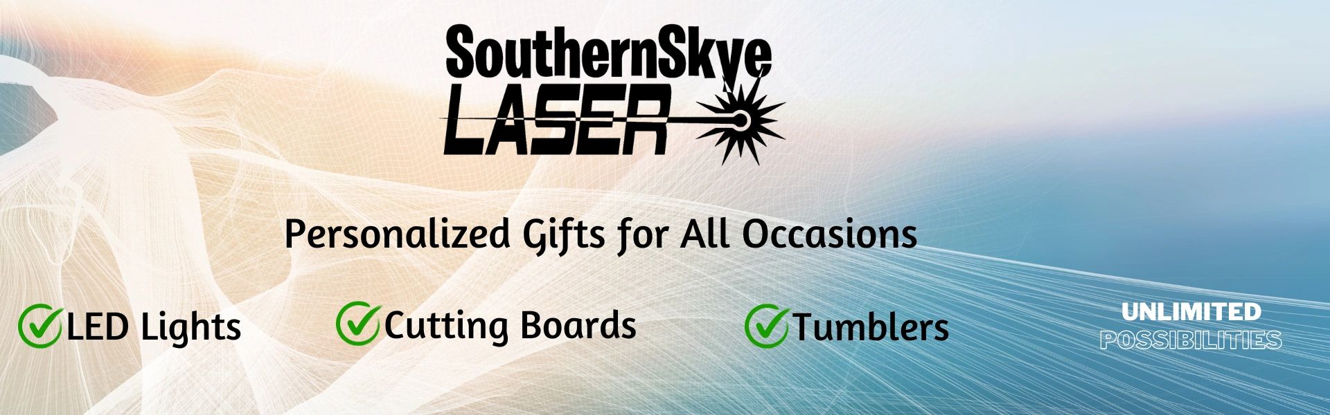 LED Lights, Cutting Boards, Tumblers, Personalized Gifts, Trophies, Awards, Employee Recognition
