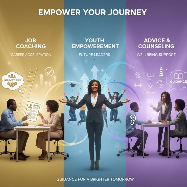 Empowering journeys through job coaching, youth empowerment, and counseling for a brighter future.