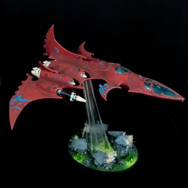 A Druckhari (Dark eldar) Voidraven bomber completed for display and sale
