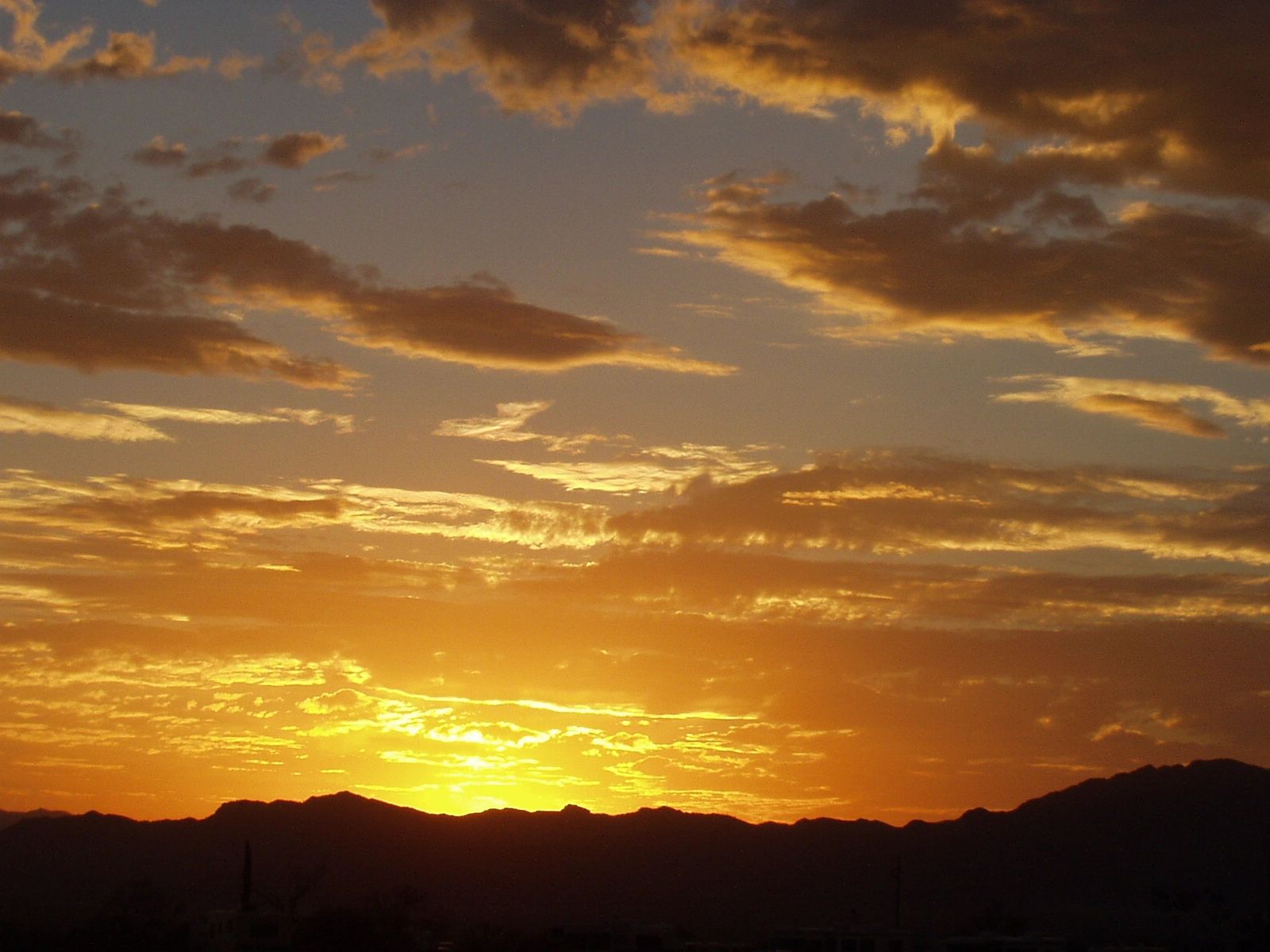 Quartzsite Arizona sunset